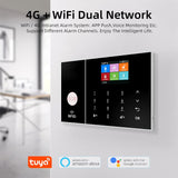 Kit de Alarma de Seguridad para Hogar 4G, Inalámbrico, WiFi