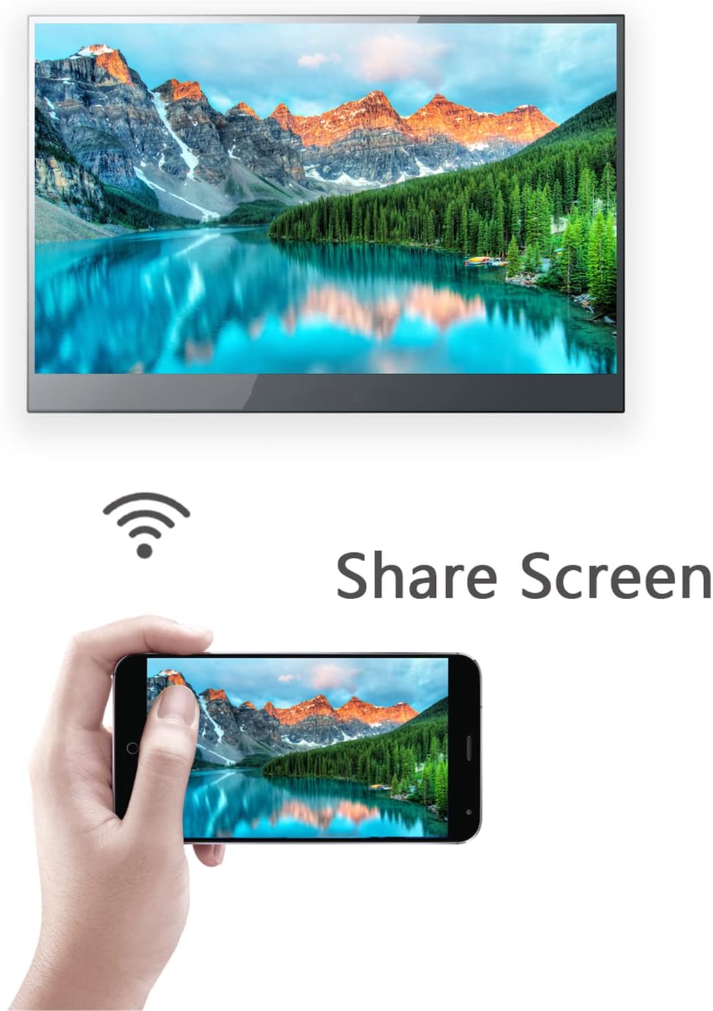 Televisor Inteligente Soulaca 32 Espejo Mágico LED 2024