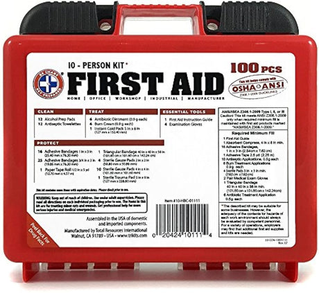 Kit de primeros auxilios