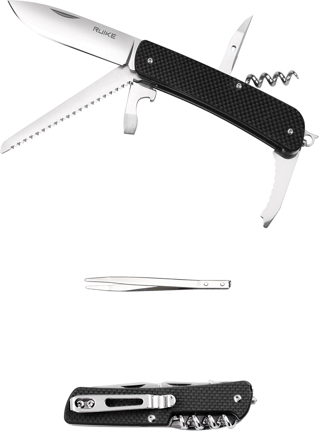 Cuchillos de camping pequeños, multiherramientas 15 en 1