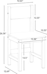 Set Escritorio y Silla con Almacenaje para Niños, Modelo 2pc