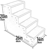 Escalera IV para perros de hasta 50 libras AM9640CH Pet Gear