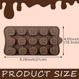 Moldes Silicona Halloween 2 Piezas para Galletas y Chocolates