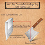 Profesional hueso cuchillo de carnicero de acero inoxidable