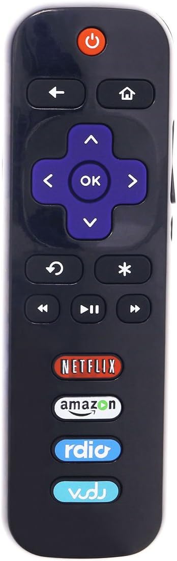 Control Remoto para TV Hisense Roku, Volumen y Apps EN-3A32