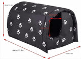 Casa para Gatos Exteriores, Resistente al Clima, Modelo Plegable