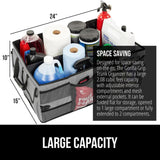 Organizador de Maletero Gorilla Grip, Compartimentos, Divisores