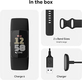 Fitbit Charge 6 con apps de Google, ritmo cardíaco y GPS