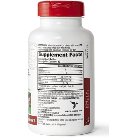 Suplementos Glucosamine Plus MSM  1500 mg  150 comprimidos
