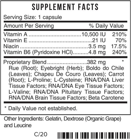 Suplemento Bio Function I Ojos 60 cáp  visión saludable