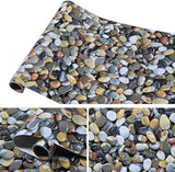 Papel pintado adhesivo de vinilo tipo mármol (15.0 x 31.1)