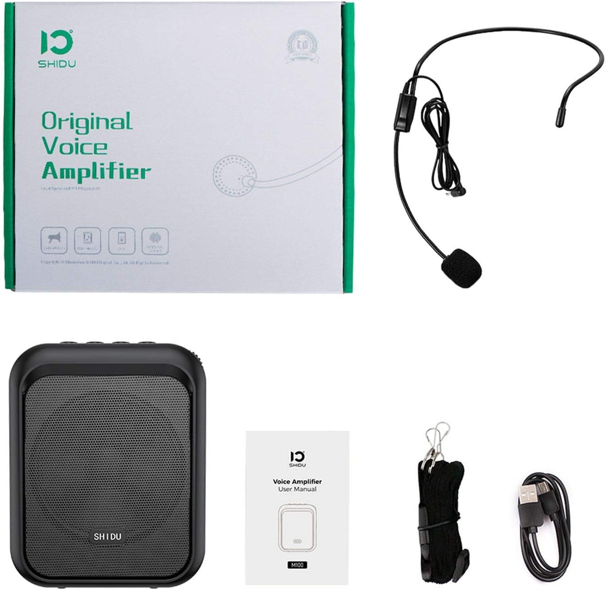 Amplificador de Voz Portátil Bluetooth con Micrófono 10W