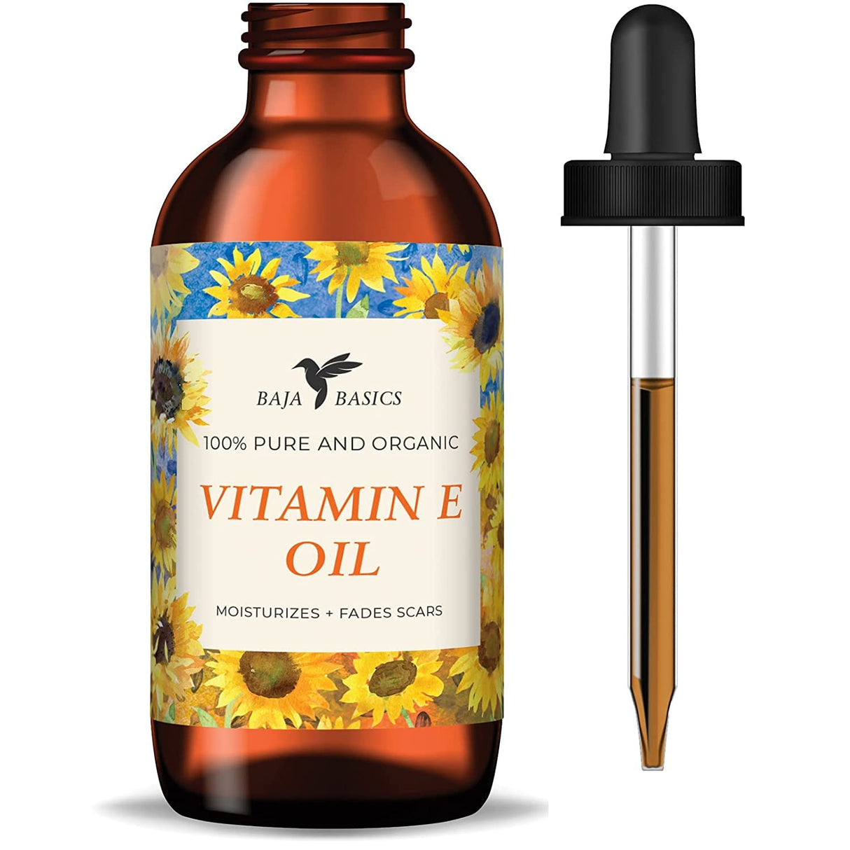Aceite de Vitamina E Puro, Hidratante Multiuso para Piel