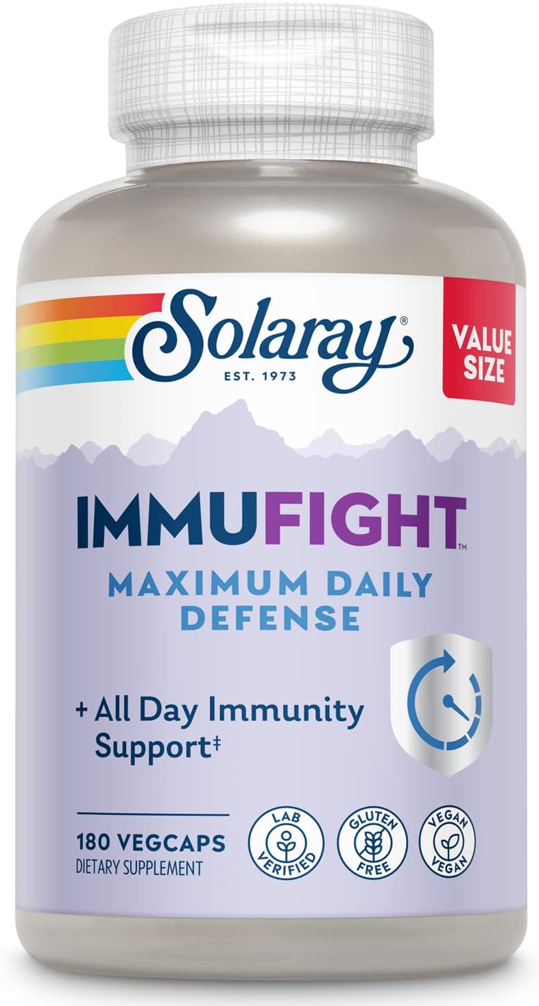 SOLARAY  Apoyo inmunológico durante todo el día vitamina C