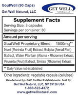 Goutwell (Cápsulas 90 °) Espectro completo concentrado