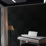 Paneles Acústicos Wedge 12 x 12 x 1 - 48 Piezas para Estudio