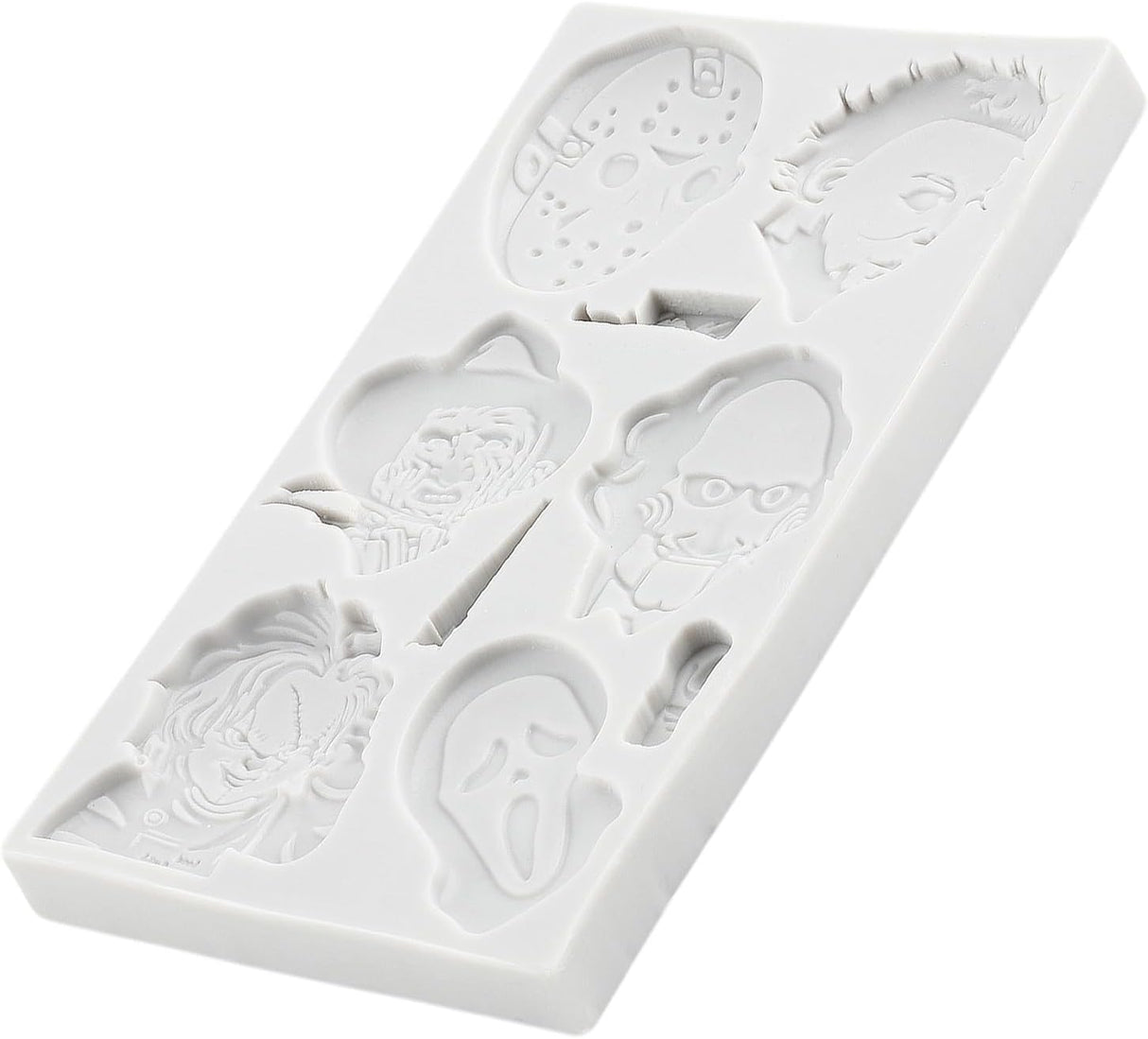 Moldes de Fondant de Personajes de Terror - Silicona para Repostería