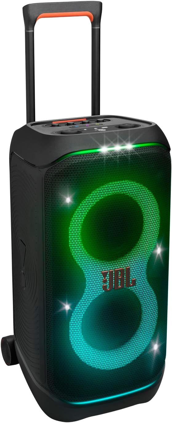 Altavoz portátil JBL PartyBox Stage 320, sonido potente y luces