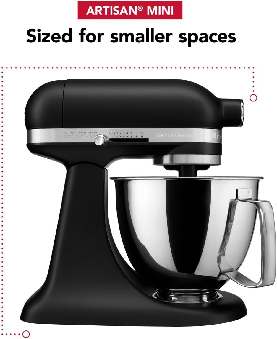 Batidora de Pie 3.5 Qt KitchenAid Artisan Mini KSM3316X
