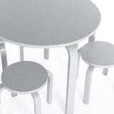 Juego de mesa y sillas nórdicas para niños pequeños gris