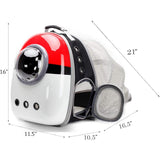 Mochila expandible para gatos cápsula espacial astronauta