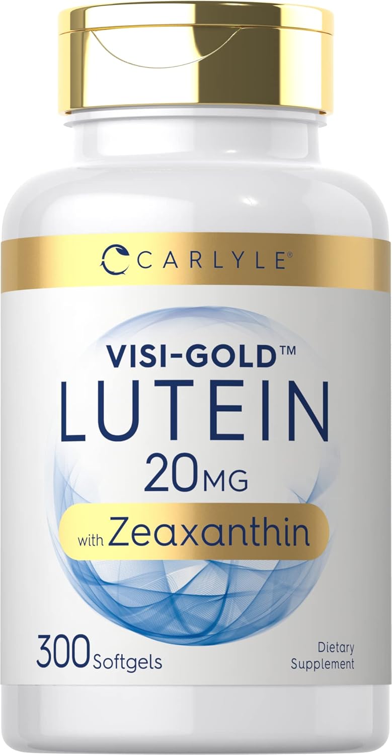 Suplemento Luteína y zeaxantina 20 mg  300 cápsulas blandas