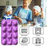 Moldes de Chocolate para Pascua - Silicona, 12 Cavidades, Set 3