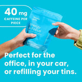 NeuroGum Energy Caffeine Gum (90 piezas) – Sin azúcar con L-teanina + cafeína natural + vitamina B12 y B6 – Suplemento nootrópico de energía y enfoque para mujeres y hombres – Keto y vegano, sabor a