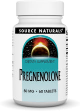 Suplemento Pregnenolona 50mg - Source Naturals, 60 Tabletas