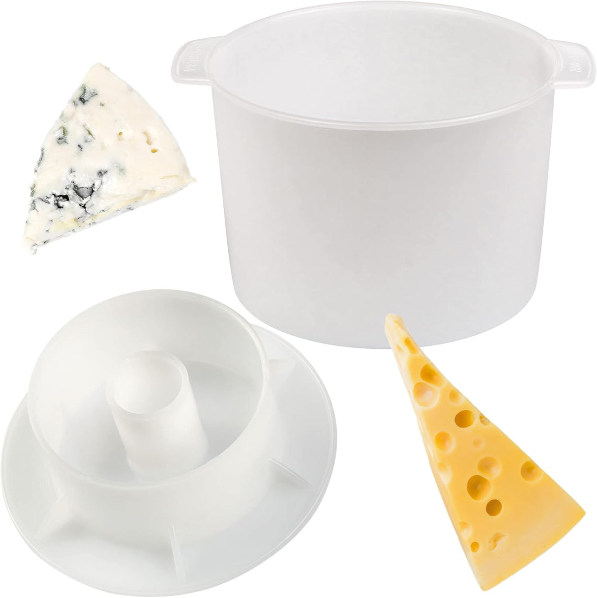 Moldes o Kit de elaboración de queso con pistón