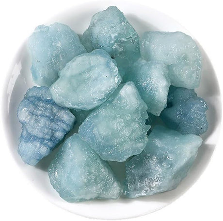 Cristales de Acuamarina Sin Pulir para Sanación y Decoración