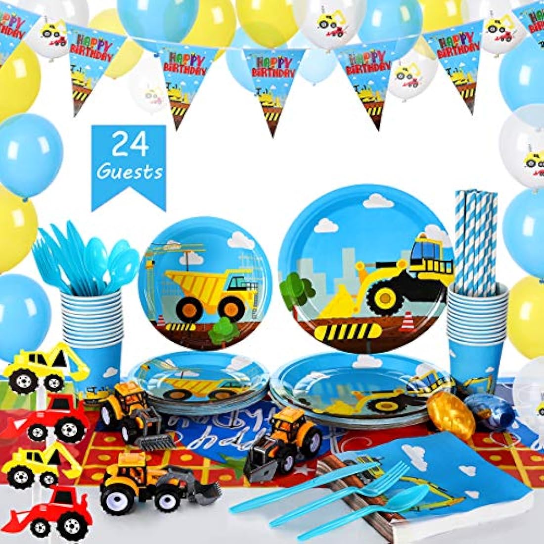Juego de suministros para fiestas de cumpleaños para niños