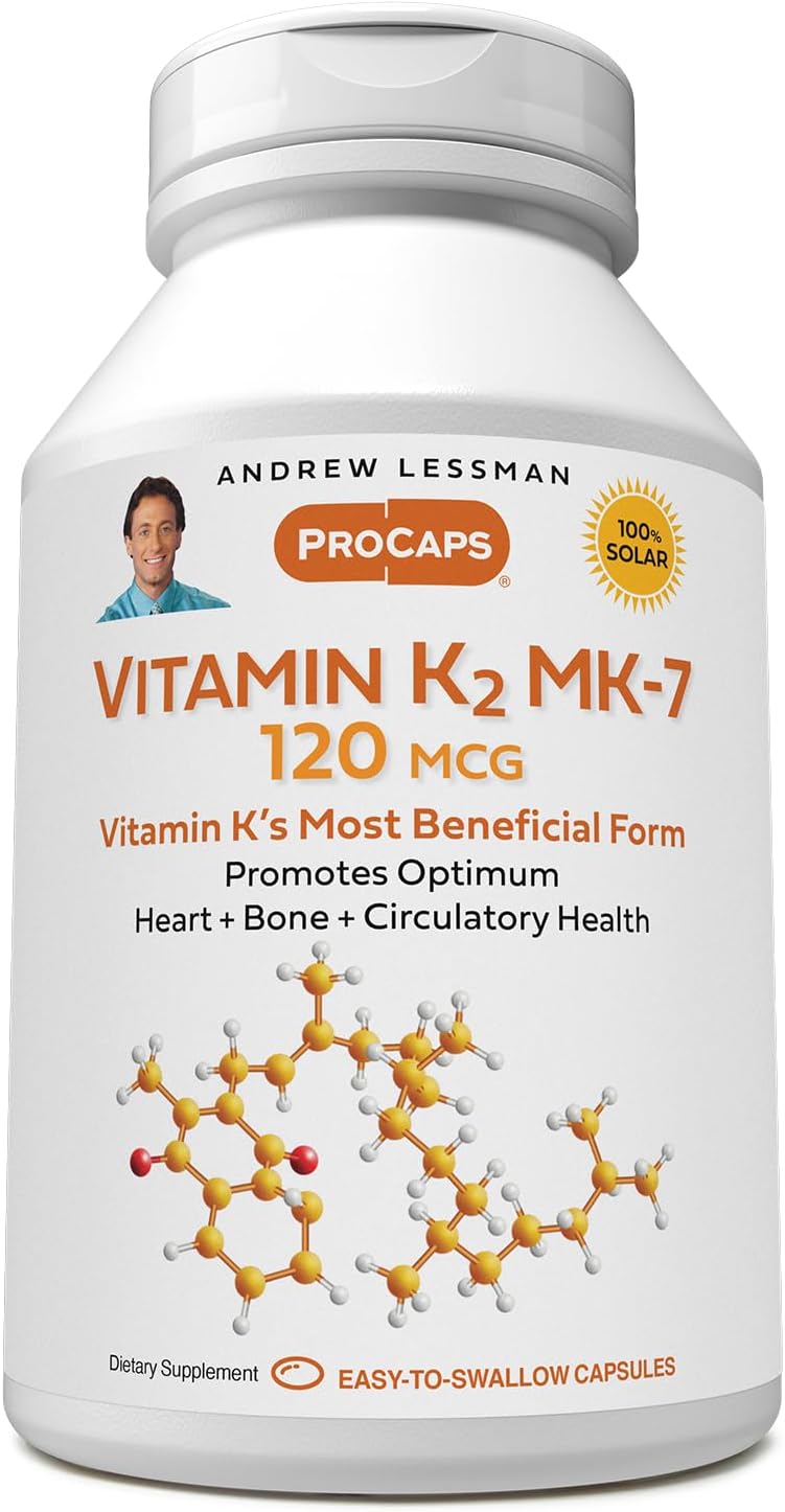 Vitamin K2 MK7 Andrew Lessman, 120 mcg, 30 Softgels