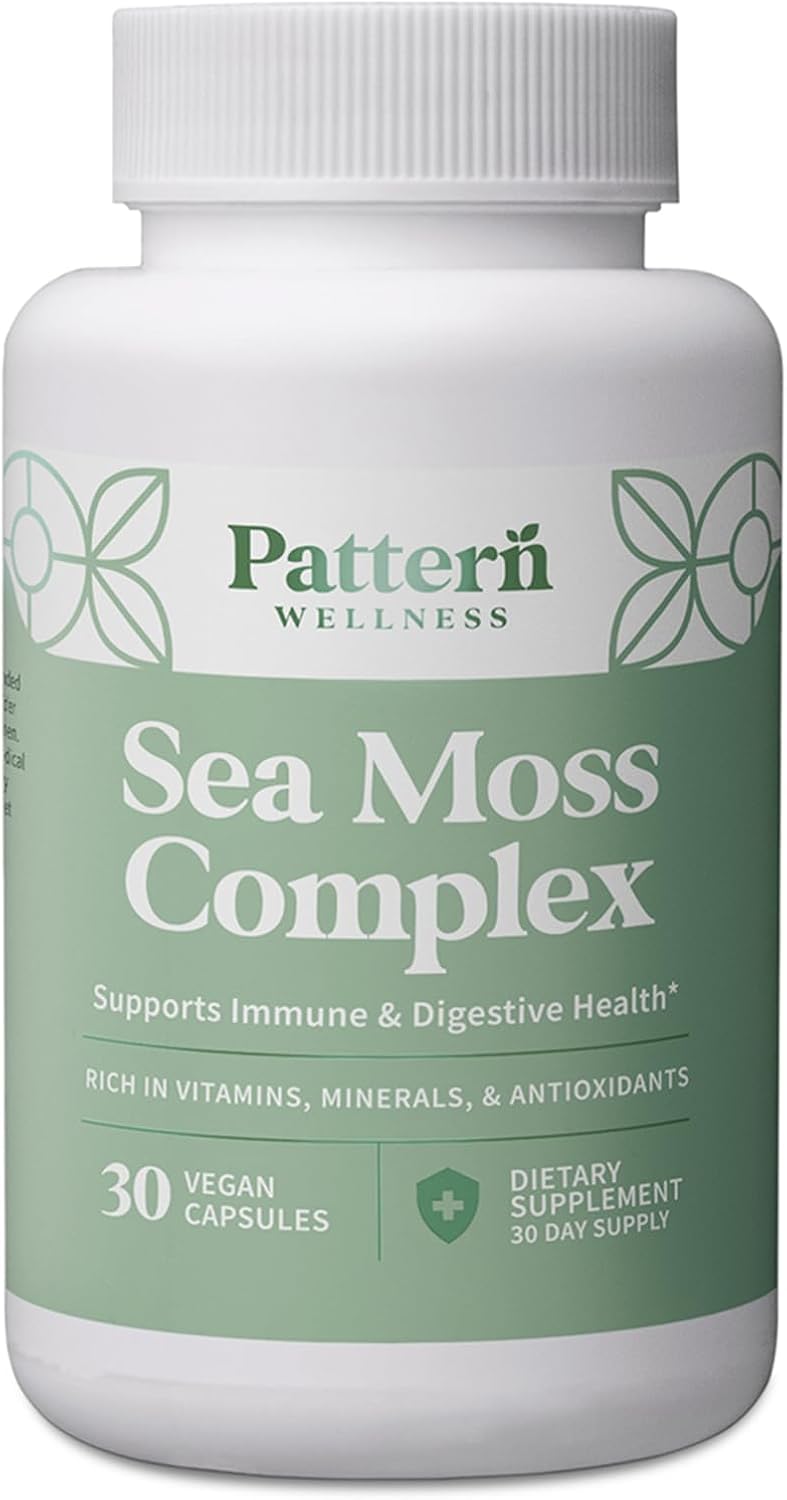 Complejo de Wellnes Pattern con Alga Marina, Burod, Jengibre, 30 cápsulas