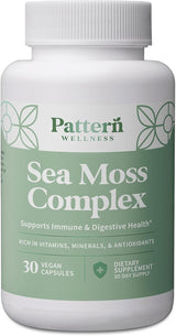Complejo de Wellnes Pattern con Alga Marina, Burod, Jengibre, 30 cápsulas