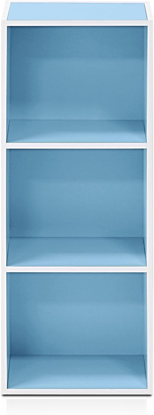 Estantería para libros de 3 niveles - Modelo 11003WH/LBL