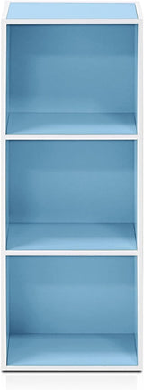 Estantería para libros de 3 niveles - Modelo 11003WH/LBL