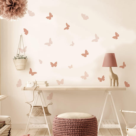 QUCHENG Calcomanías de pared bohemias para dormitorio niñas