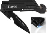 Cuchillos para hombres grabado personalizado con 6 funciones