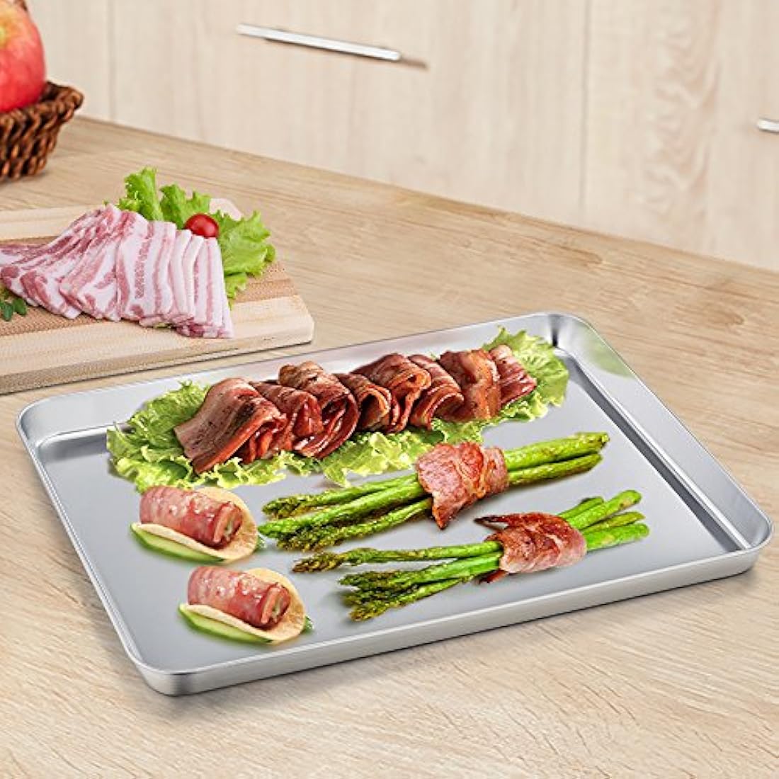 P&P Chef - Juego de bandeja de horno y bandeja para horno