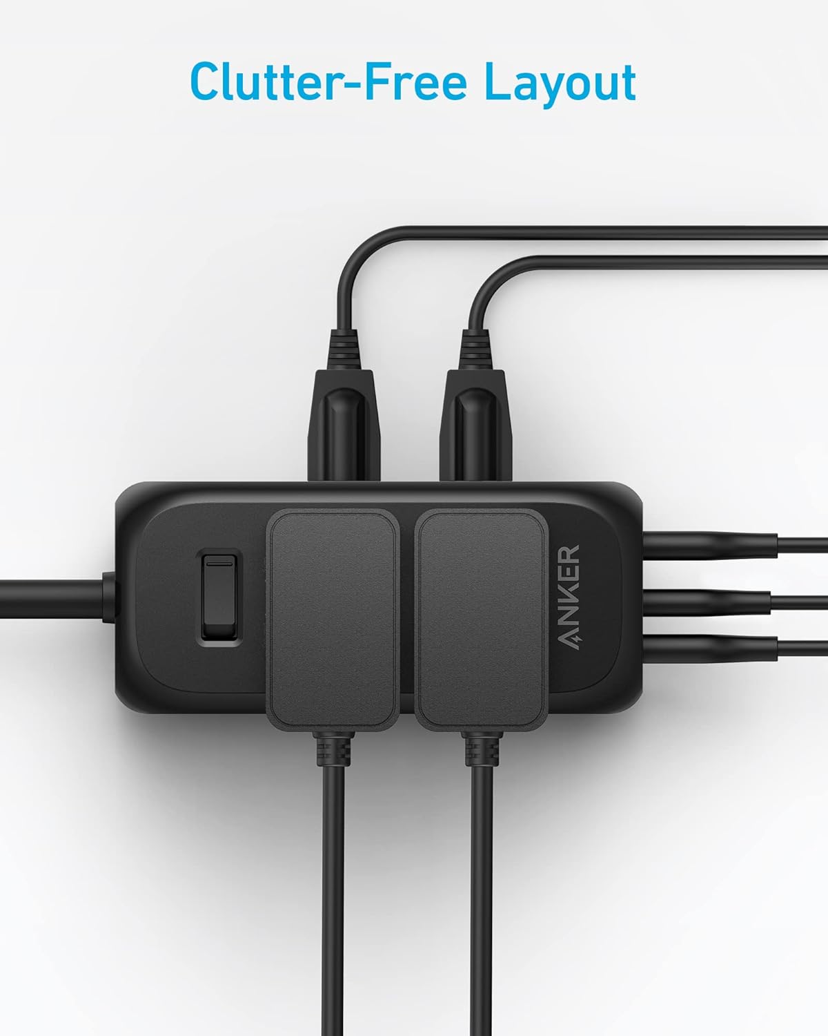 Anker 332 USB C - Protector de sobretensiones (300J), 6 salidas