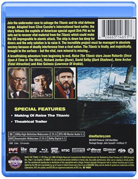 Raise The Titanic (BluRay/DVD Combo) [Blu-ray]