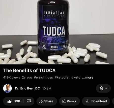 Suplementos El mejor apoyo de Tudca para limpieza hepática