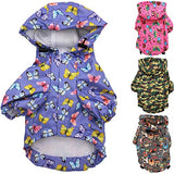 Chubasquero impermeable con capucha para perros y gatos pequeños