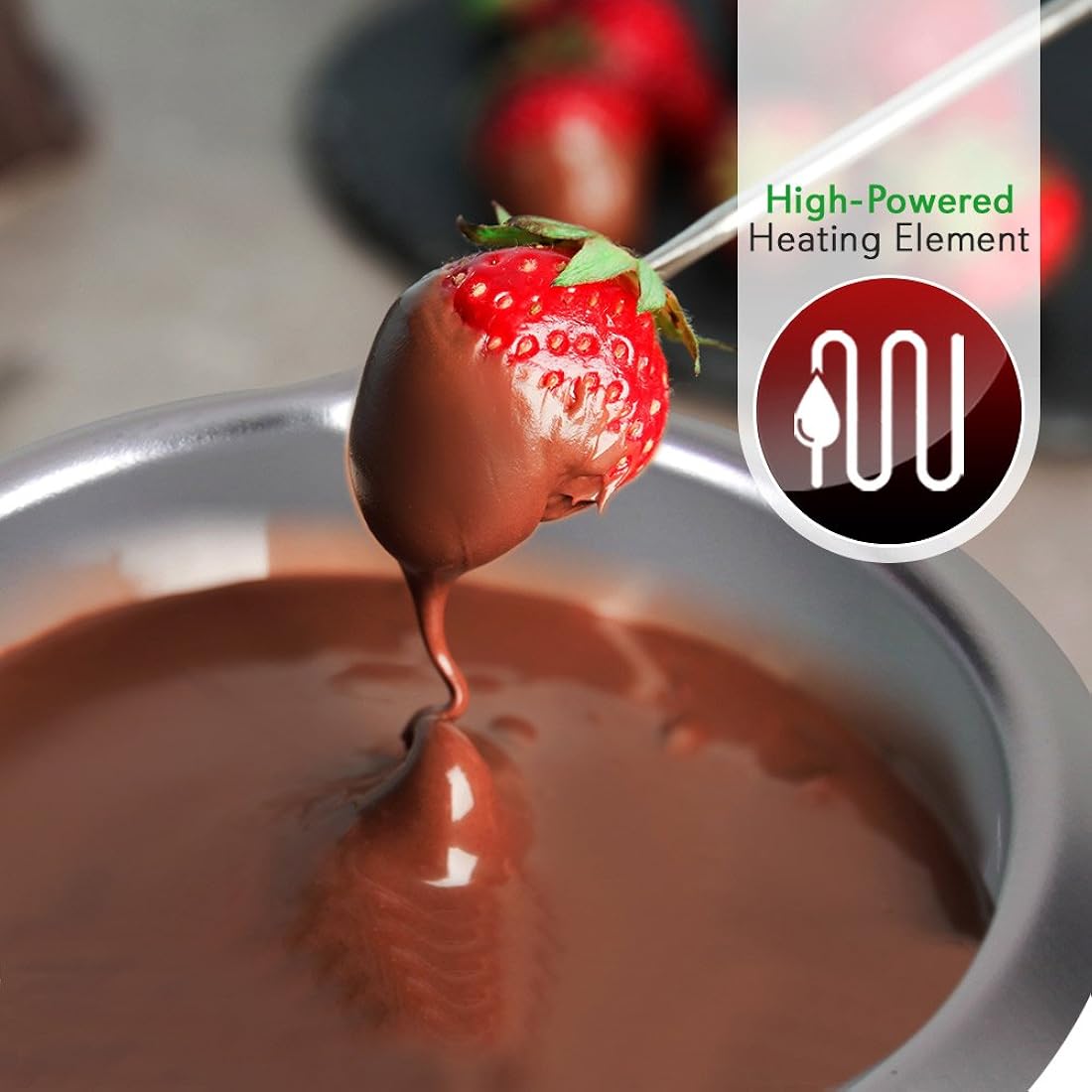 Fondué de calentamiento de chocolate NUTRICHEF PKFNMK14