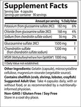 Doctor's Best Glucosamine Chondroitin MSM con OptiMSM