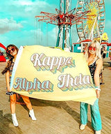 Alpha Delta Pi - Bandera de la Sororidad, diseño de letra