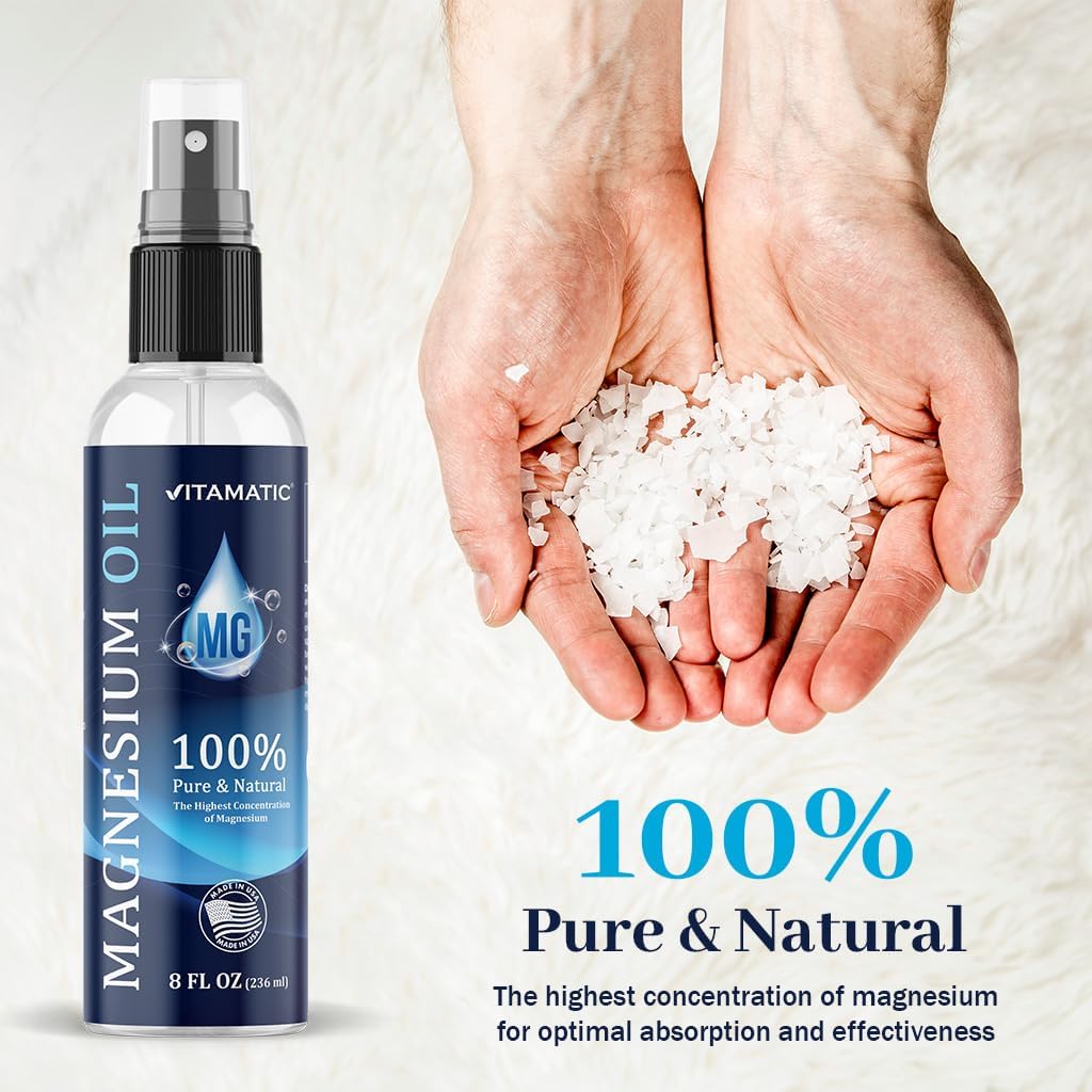 Vitamatic Aceite de Magnesio Puro en Spray 8 oz