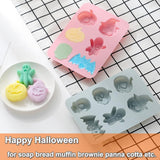 Molde Silicona Halloween 2 Pack para Galletas y Chocolates