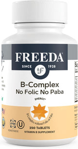 Freeda Vitamina B Compleja Sin Ácido Fólico 250 Cápsulas